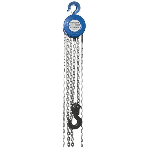 Silverline Chain Block 3000kg / 3m Lift Height Silverline - Town Tools 