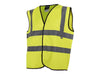 Scan Hi-Vis Waistcoat Yellow - XL (48in) (Pack of 80) Scan - Town Tools