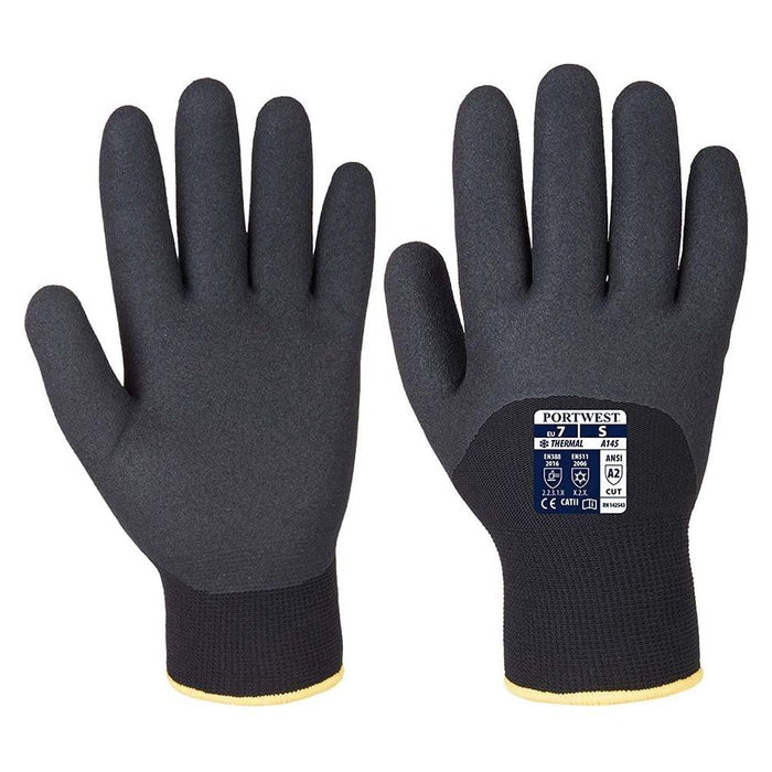 Portwest Arctic Winter Gloves - Black - X Large