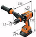 FEIN 4-speed cordless hammer drill/driver ASCM 18-4 QMP AS 71161661000 FEIN - Town Tools