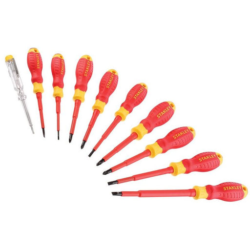 Stanley® Hand Tools FatMax® VDE Insulated Screwdriver Set, 10 Piece STANLEY® Hand Tools - Town Tools