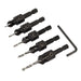 Sealey Countersink Drill Bit Set 5pc CSSET5 Sealey - Town Tools 