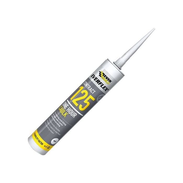 Everbuild Sika One Hour Caulk 125 Magnolia 310ml Everbuild Sika - Town Tools