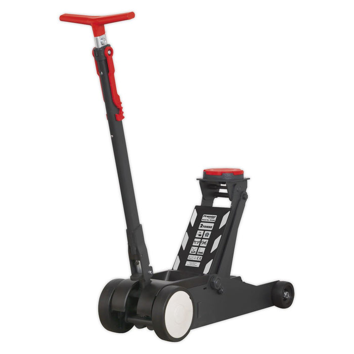 Sealey Premier Trolley Jack 2tonne PFJ200 Sealey - Town Tools 