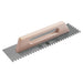 Rubi Tiling Tools Notched Steel Trowel Wooden Handle 19in RUBI TILING TOOLS - Town Tools
