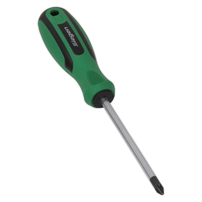 Sealey Screwdriver Pozi #2 x 100mm S01186 Siegen by Sealey - Town Tools 