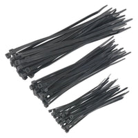 Sealey Cable Tie Assortment Black Pack of 75 CT75B