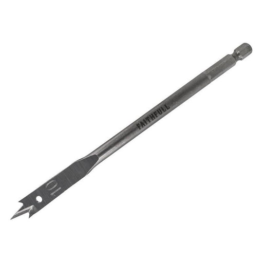 Faithfull Flat Bit 10mm Faithfull - Town Tools