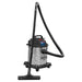 Sealey Vacuum Cleaner Wet & Dry 20L 1200W/230V Stainless Drum PC195SD Sealey - Town Tools 