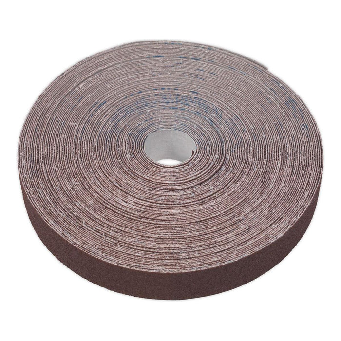 Sealey Emery Roll Brown 25mm x 50m 80Grit ERB255080 Sealey - Town Tools 