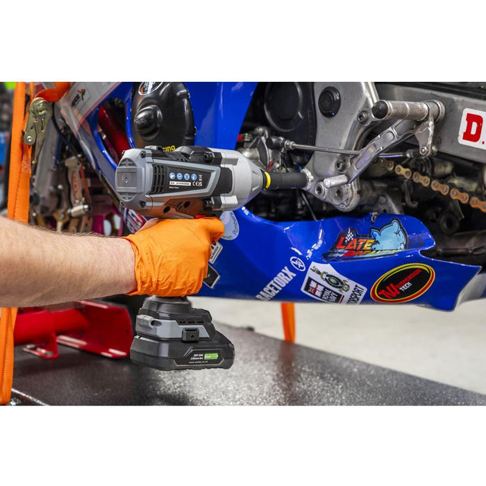 Premier SV20 Series 1/2"Sq Drive Brushless Cordless Impact Wrench 20V Body Only Sealey Premier - Town Tools 