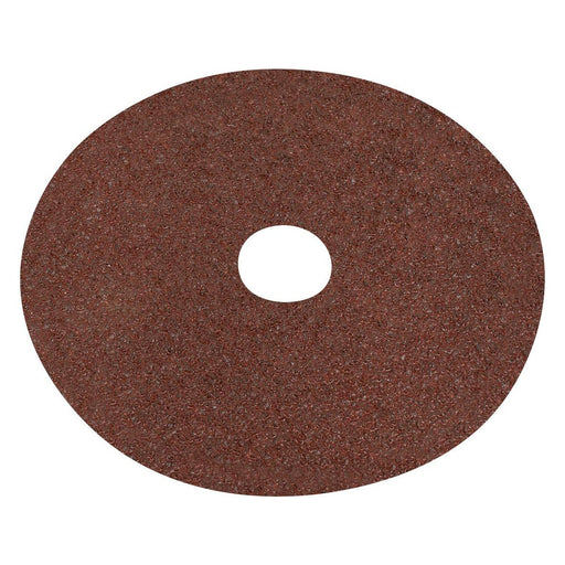 Sealey Fibre Backed Disc125mm 24Grit Pack of 25 WSD524 Sealey - Town Tools 