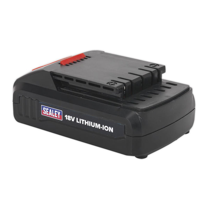 Sealey Power Tool Battery 18V 1.3Ah Lithium-ion for CP2518L CP2518LBP Sealey - Town Tools 