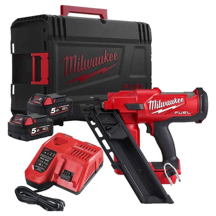 Milwaukee M18 Fuel Framing Nailer 2 X 5.0Ah 4933471405 Milwaukee - Town Tools 