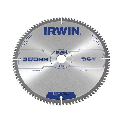 Irwin® Professional Aluminium Circular Saw Blade 300 x 30mm x 96T TCG IRWIN® - Town Tools
