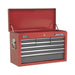 Sealey Topchest & Rollcab Combination 14 Drawer with Ball-Bearing Slides Red/Gre Sealey - Town Tools 