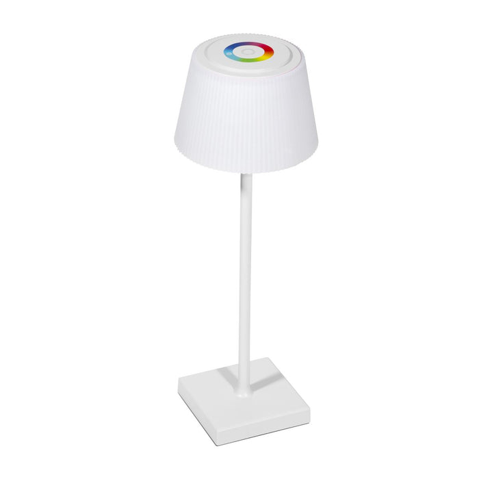 Dellonda Rechargeable Table Lamp for Home Office Restaurant RGB Colours