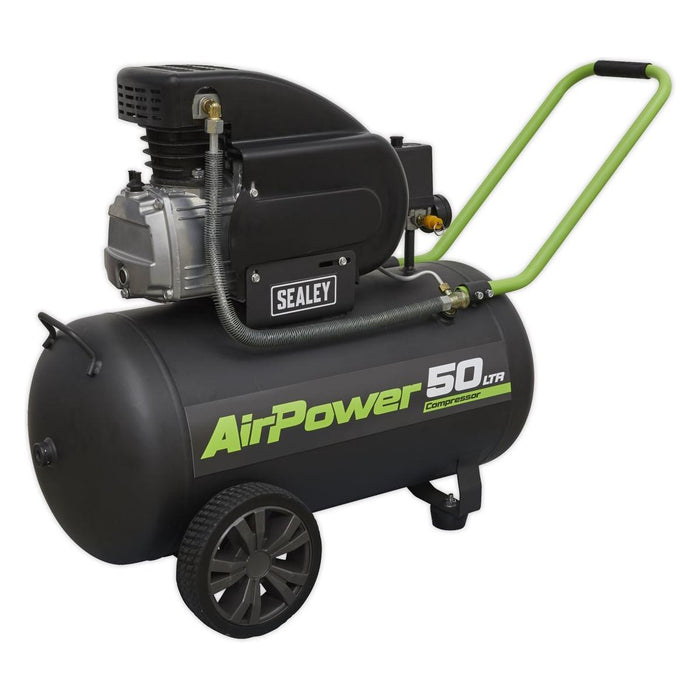 Sealey Air Compressor 50L Direct Drive 2hp SAC5020E Sealey - Town Tools 