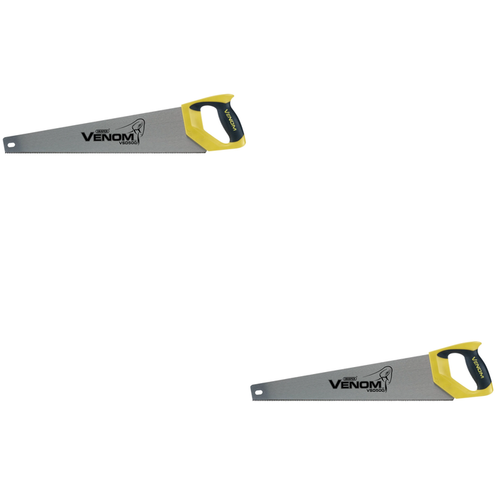 Draper Venom® Second Fix Double Ground Handsaw, , 11tpi/12ppi 500-550mm