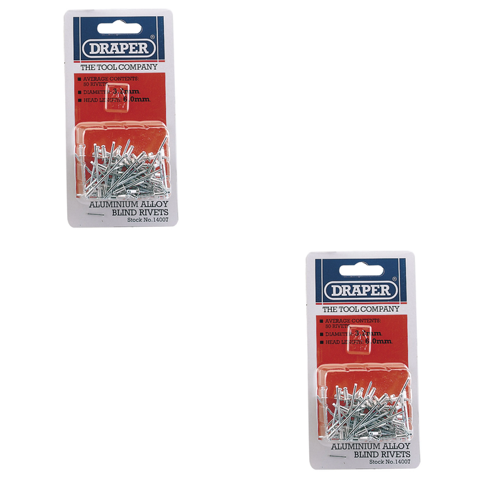 Draper Blind Rivets, 3.2 x (50 Piece) 5.2-15.8mm
