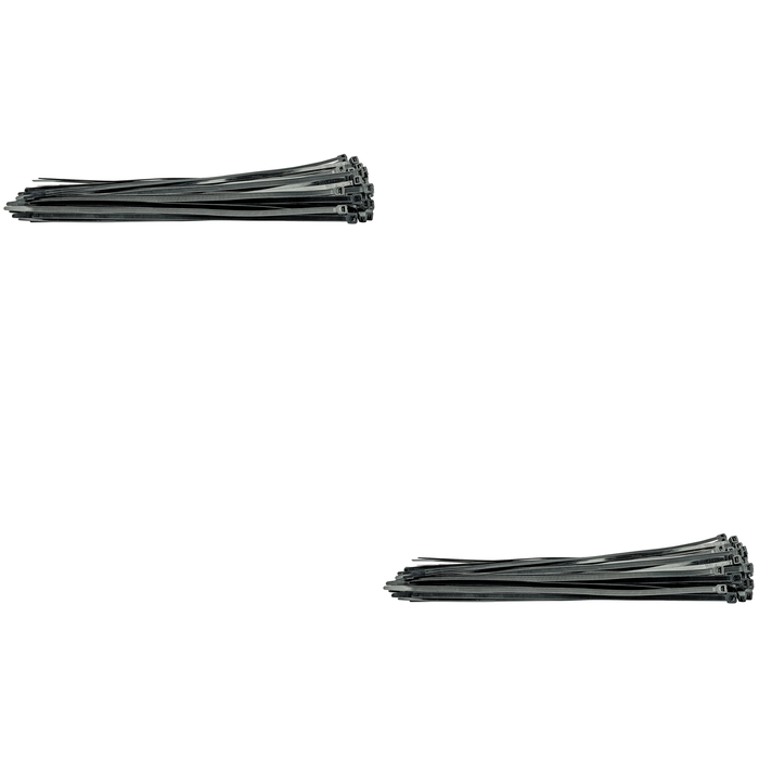 Draper Cable Ties, 7.6 x 400mm, Black (Pack of 100) - CT6B