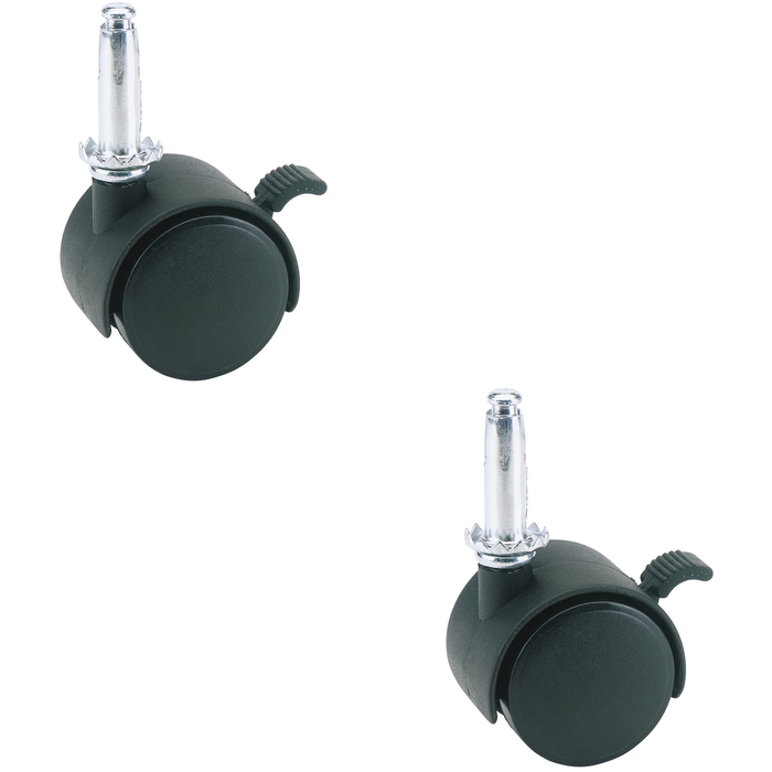 Draper Nylon Castor with Brake, 40mm Diameter, S.W.L. 25kg - 60140LB