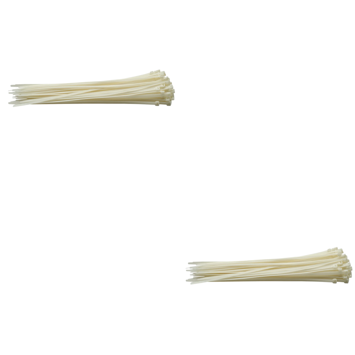 Draper Cable Ties, 7.6 x 400mm, White (Pack of 100) - CT6W