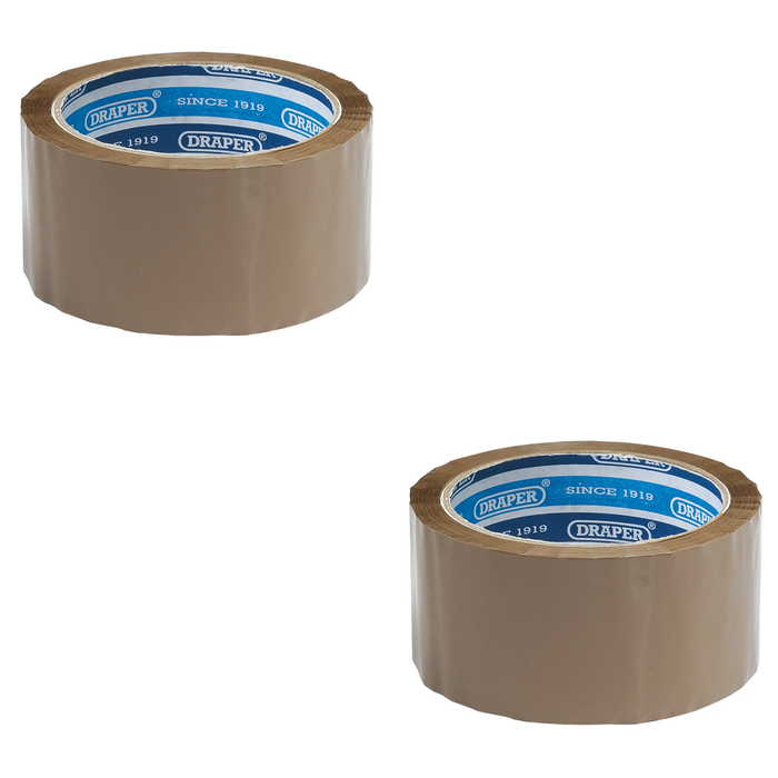 Draper Packing Tape Roll, 66m x 50mm - TP-PACK