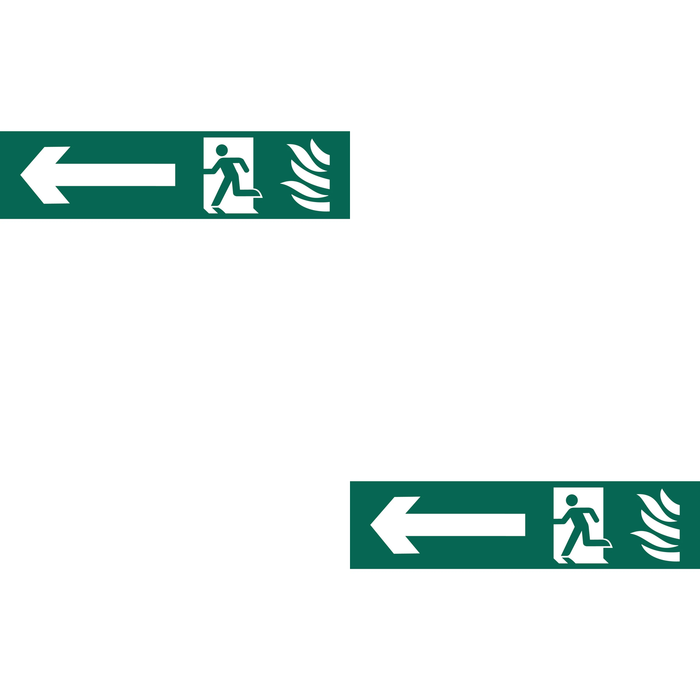 Draper Running Man Arrow Left - SS69
