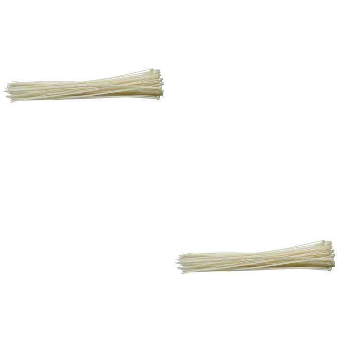 Draper Cable Ties, 4.8 x , White (Pack of 100) 200-400mm