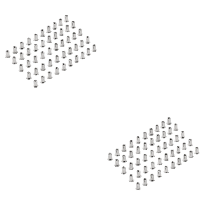 Draper Zinc Plated Threaded Insert Rivet Nuts, (Pack of 50) 0.7-1.5mm
