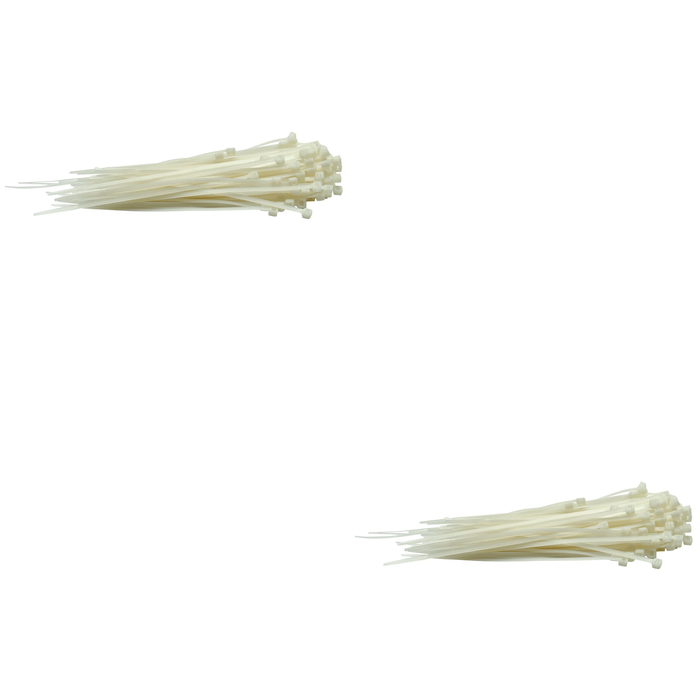 Draper Cable Ties, 3.6 x 150mm, White (Pack of 100) - CT2W
