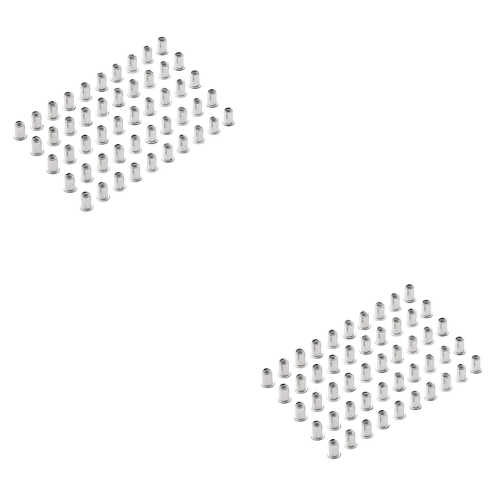 Draper Zinc Plated Threaded Insert Rivet Nuts, (Pack of 50) 0.7-1.5mm