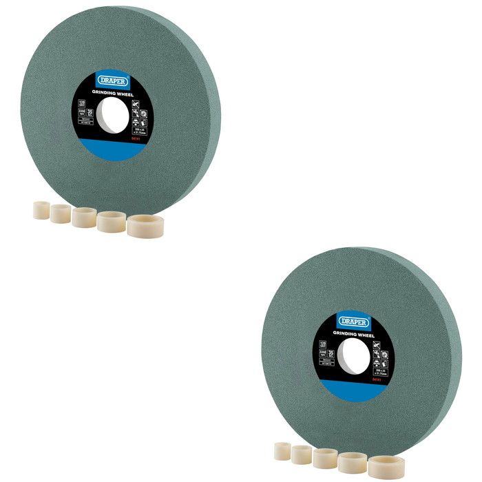 Draper Silicon Carbide Bench Grinding Wheel, 200 x 25mm, 120G - BG20025S