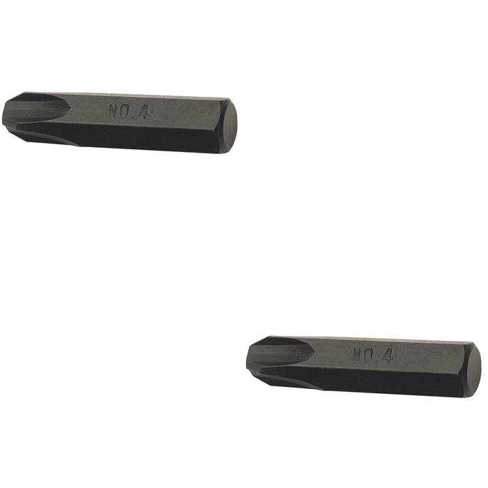 Draper Cross Slot Impact Screwdriver bit 2-4