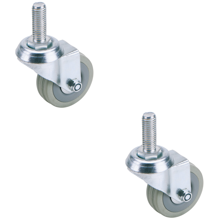 Draper Swivel Bolt Fixing Rubber Castor, 50mm Diameter, S.W.L. 50kg - 60250B