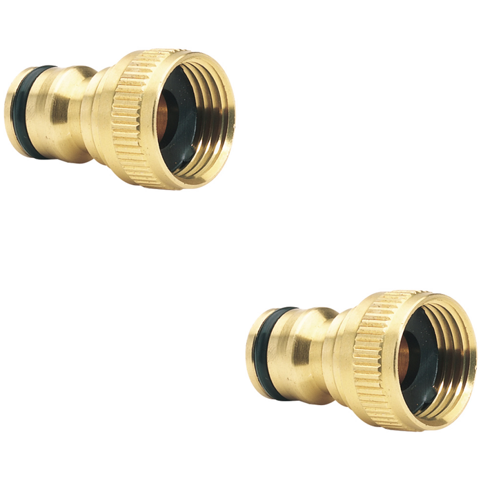 Draper Brass Garden Hose Tap connector 1-3