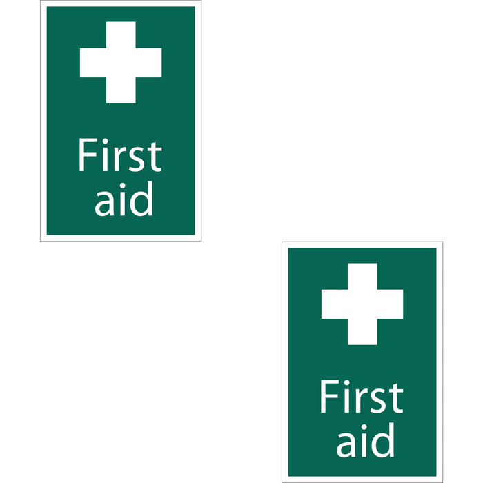 Draper 'First Aid' Safety Sign, 200 x 300mm - SS41