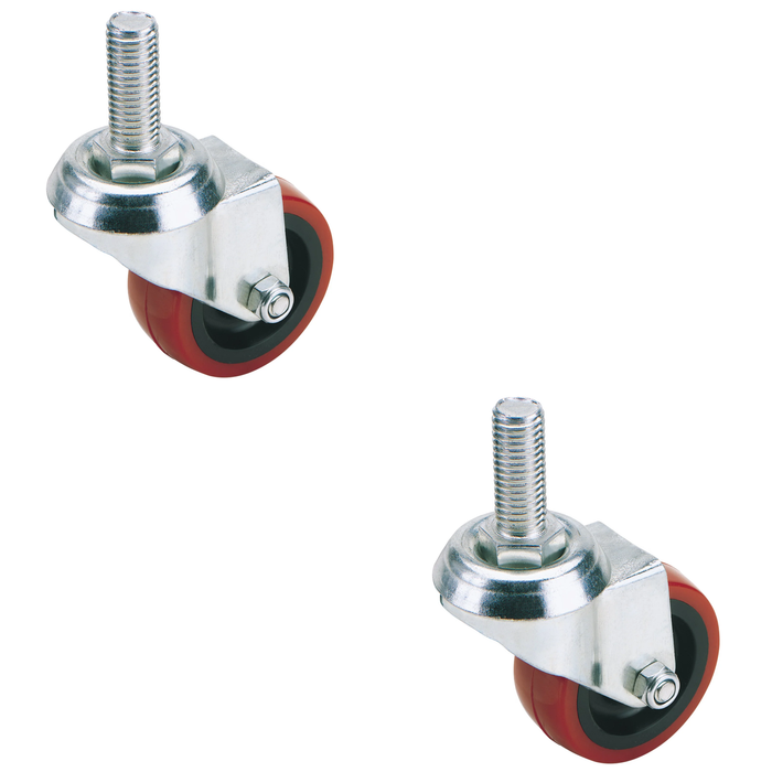 Draper Swivel Bolt Fixing Polyurethane Wheel, 50mm Diameter, S.W.L. 50kg