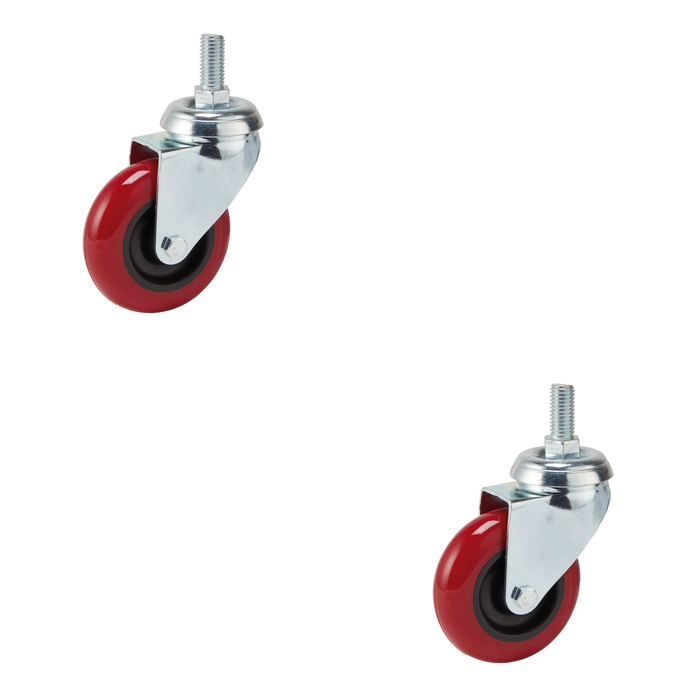 Draper Swivel Bolt Fixing Polyurethane Wheel, 75mm Diameter, S.W.L. 70kg