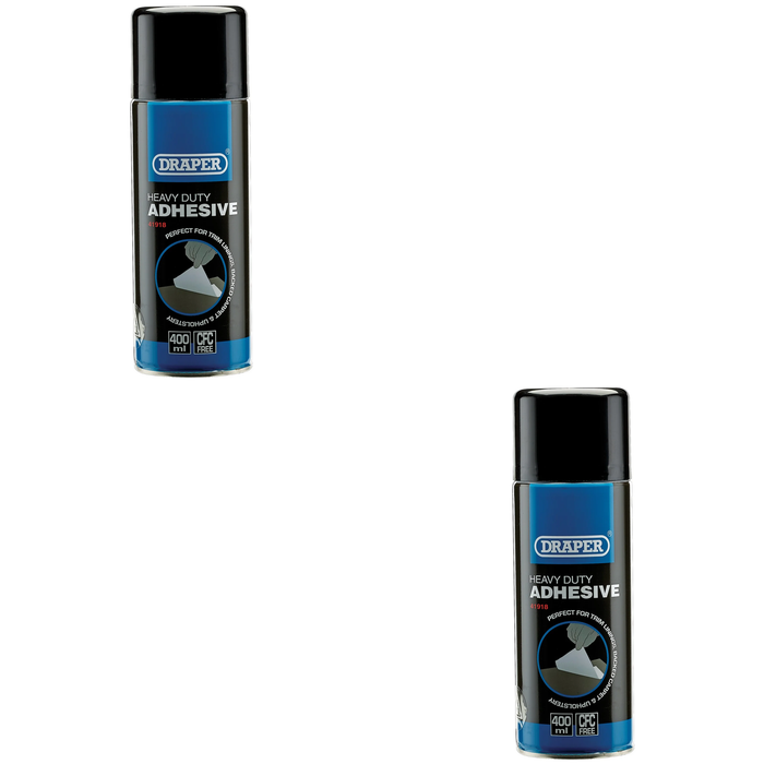 Draper Heavy Duty Spray Adhesive, 400ml - HGA-AD