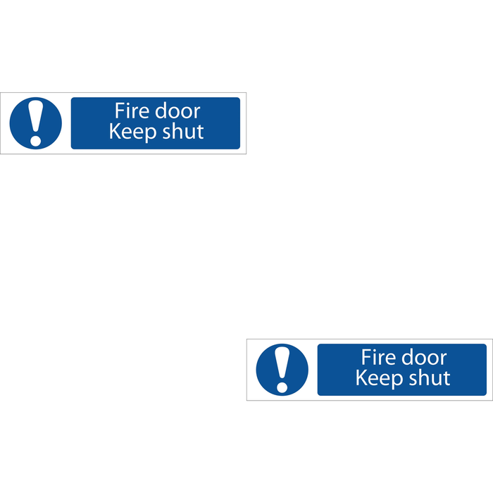 Draper Fire Door Keep Shut - SS61