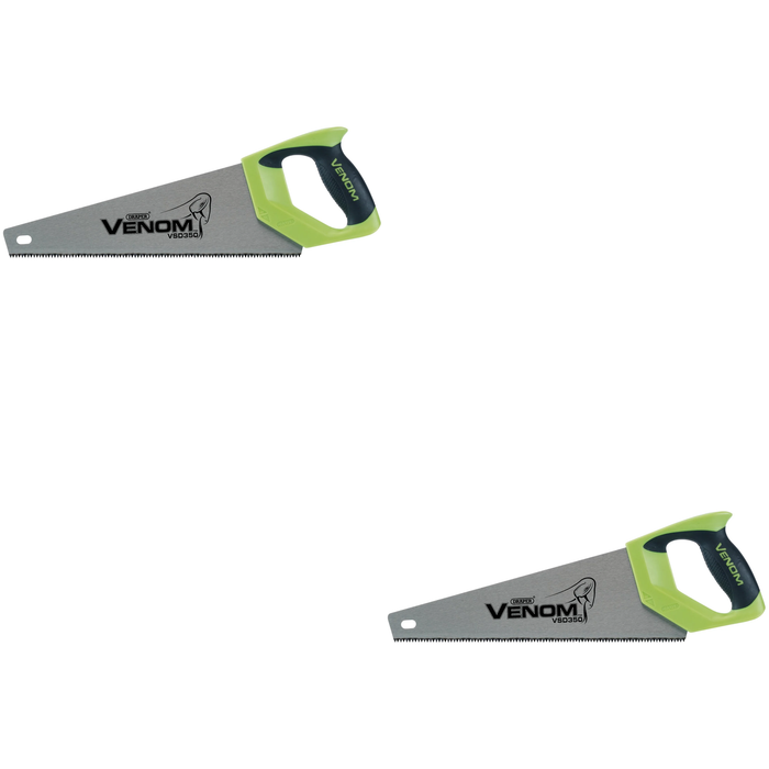 Draper Venom® First Fix Double Ground Tool Box Saw, 350mm, 7tpi/8ppi - VSD350