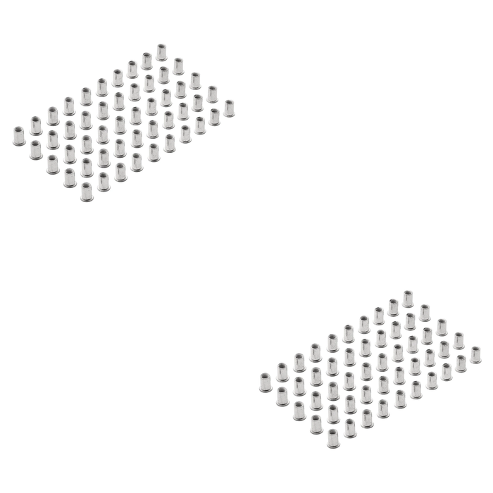 Draper Zinc Plated Threaded Insert Rivet Nuts, (Pack of 50) 0.7-1.5mm
