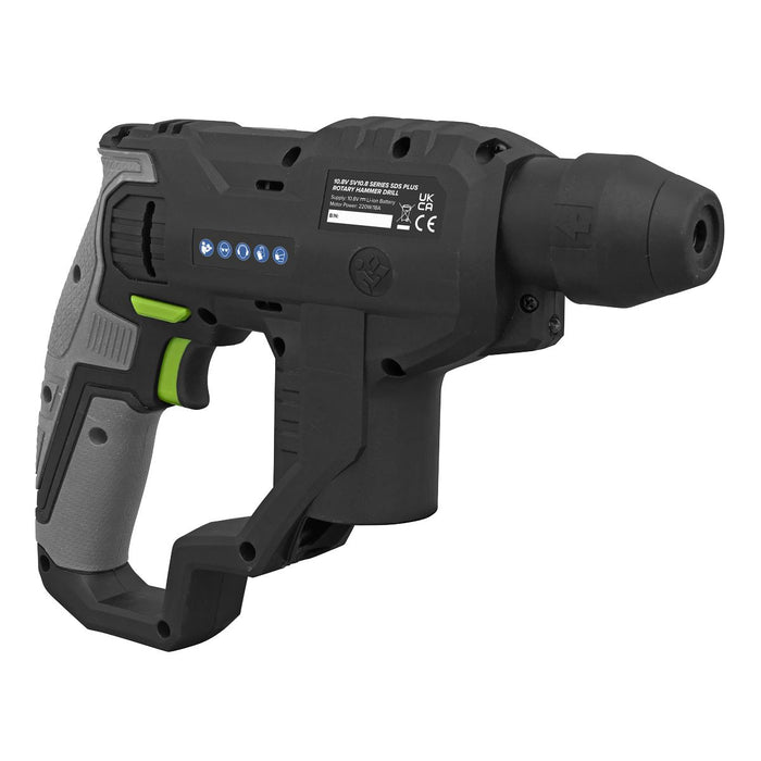 Sealey SV10.8 Series Cordless SDS Plus Rotary Hammer Drill Kit 10.8V 2Ah Sealey - Town Tools 