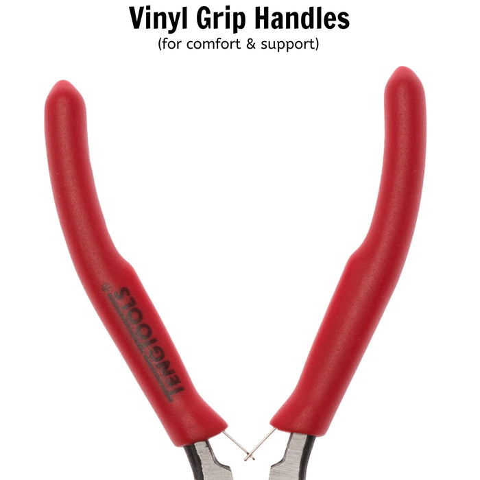 Teng Tools Mini Bent Long Nose Plier 140mm Teng Tools - Town Tools 