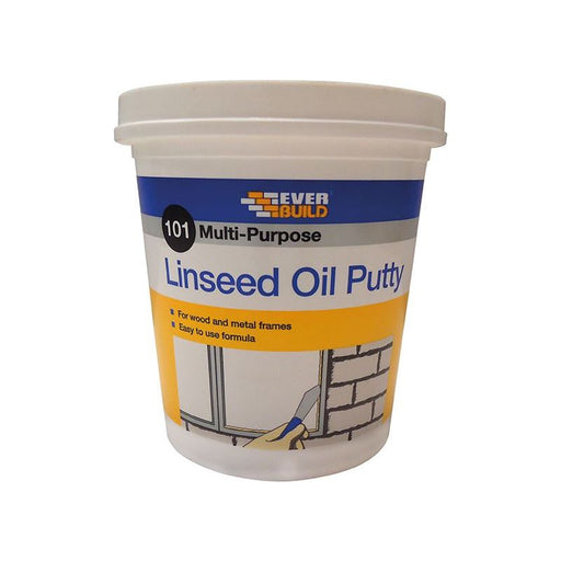 Everbuild Sika 101 Multi-Purpose Linseed Oil Putty Natural 2kg Everbuild Sika - Town Tools