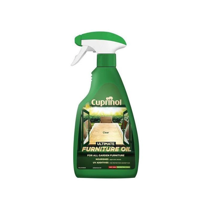 Cuprinol Ultimate Furniture Oil Clear Spray 500ml Cuprinol - Town Tools
