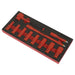 Premier Insulated Socket Set with Tool Tray 3/8"Sq Drive 11pc - VDE Approved Sealey Premier - Town Tools 