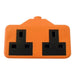 Dencon Trailing Socket 13A 2-Gang Orange Dencon - Town Tools